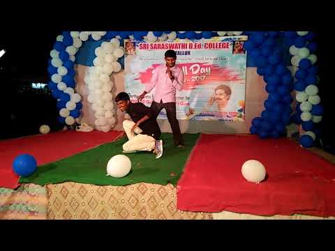 Nee kobapattal naanum song murali performance in degree college thalluru