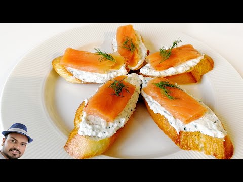 Smoked Salmon Crostini | These are sure to impress at any breakfast, brunch, or holiday celebration