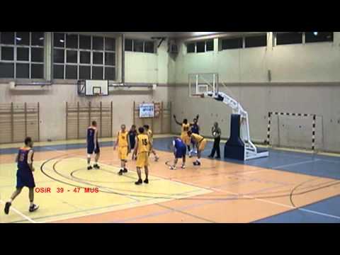 OZKosz Cz-wa Liga Okręgowa 2011/2012 27.02.12 OSiR Kłobuck - UKS MUSTAF Częstochowa  3 kwarta