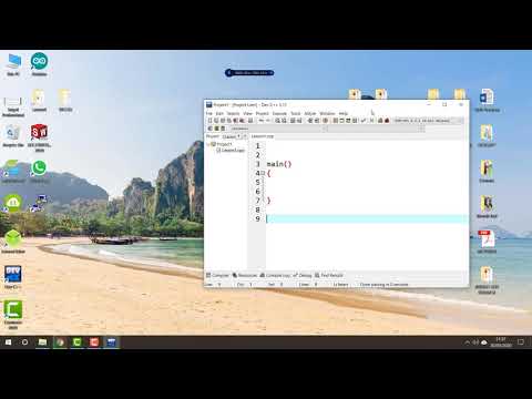 Tutorial - How to Create a Project in DEV C++