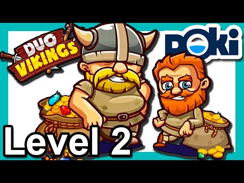 Duo Vikings Level 2 [GAMEPLAY] poki.com