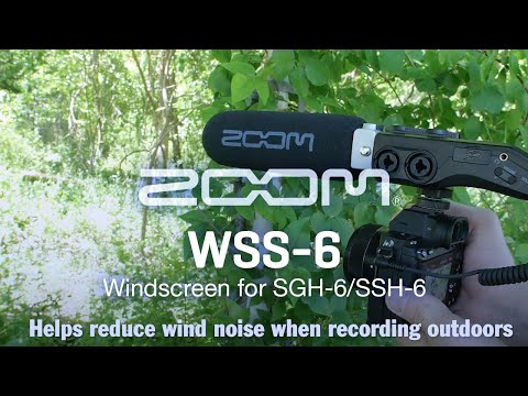 ZOOM WSS-6 Windscreen for Shotgun Microphone