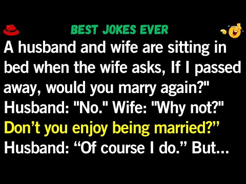New Jokes🤣 A Husband’s Honest Answer to a Wife’s Bold Question!#humorjokes ""