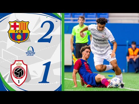 HIGHLIGHTS | FC Barcelona 2-1 R Antwerp FC | UEFA Youth League Game 1 | 2023-2024