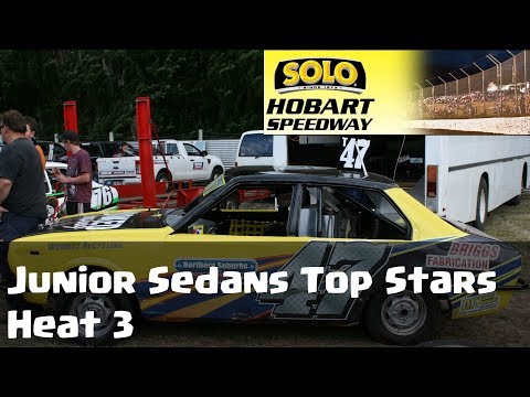Junior Sedans Top Stars Heat 3 - Hobart Speedway 26-01-19