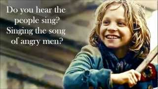 Les Miserables - Gavroche's parts (Two songs - lyrics on screen)