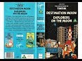 Original VHS Opening The Adventures Of Tintin Destination Moon UK Retail Tape