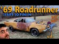 Wrecked '69 Plymouth Roadrunner Build Start to Finish!