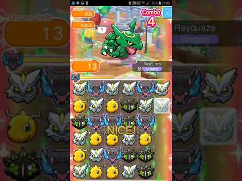 Pokemon Shuffle - Stage 290 - Vs. Rayquaza