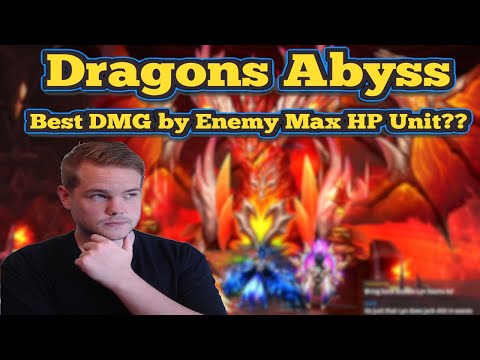 Dragons Abyss Hard Best DMG by Enemy Max HP Unit?? - Summoners War
