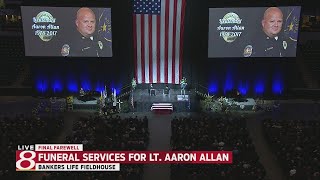 Funeral services for Lt. Aaron Allan