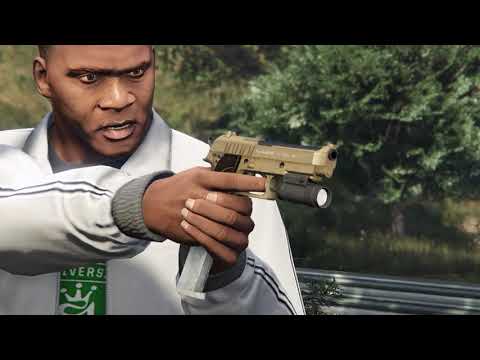 Franklins new glock! (shooting targets) *gta 5*