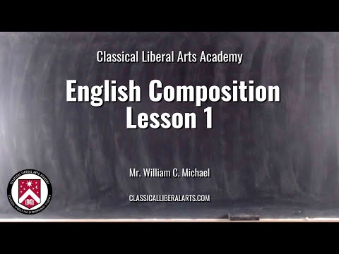 CLAA - English Composition, Lesson 1
