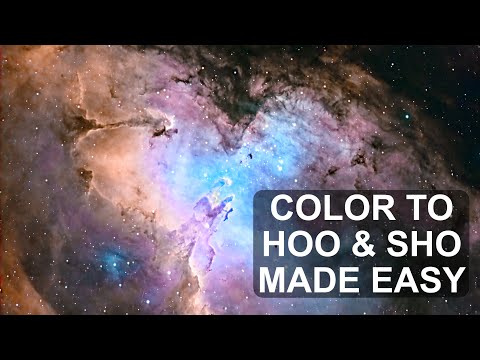 Easily Transform Color Images to HOO & SHO With PixInsight's Narrowband Normalization Tool