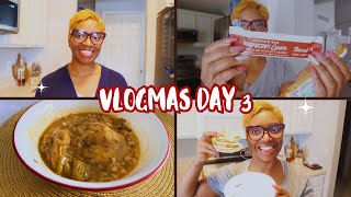 VLOGMAS DAY 3 | VSG WHAT I EAT I A DAY | JOB SEARCH | LIFE UPDATES