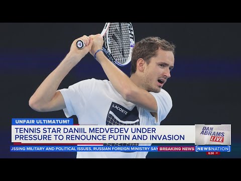 Tennis star Daniil Medvedev under pressure to renounce Putin and ...