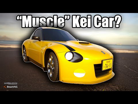 Creating a Kei Car With a Big V8 Engine! | Automation Game & BeamNG.drive