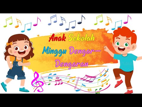 Peraga Lagu Sekolah Minggu - Anak Sekolah Minggu dengar dengaran