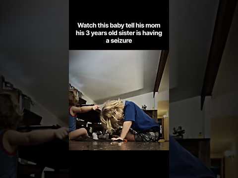 Very smart and caring baby #real #seizures #baby #epilepsy #toddlers