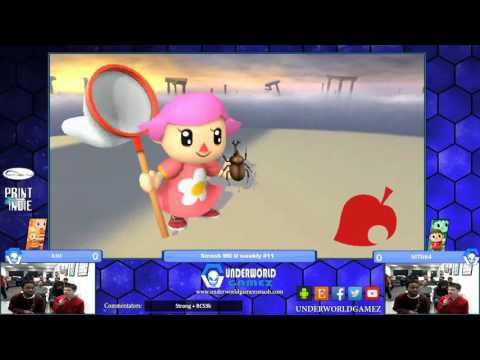 Smash Wii U weekly #11 Underworld Gamez - K3H vs MTN64