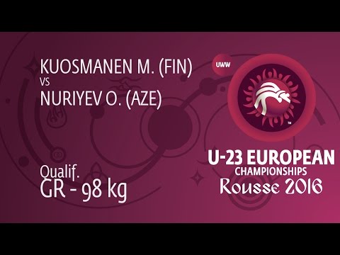 Qual. GR - 98 kg: O. NURIYEV (AZE) df. M. KUOSMANEN (FIN), 9-4