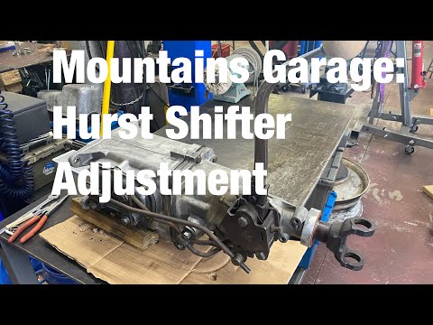 Mountains Garage: Hurst Shifter Adjustment Muncie 4 Speed