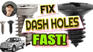 Plastic screw hole repair- Fastest method!