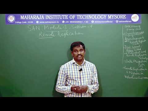 Remote Replication and Data Migration| VII Sem | CSE/ISE | 17CS754 | Module 3| Session 7