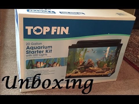 Unboxing the Top Fin 20 Gallon Aquarium Kit!