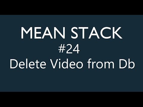Mean Stack Tutorial 1 MongoDb Express Angular CLI and Node