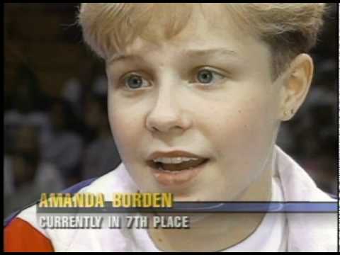 Amanda Borden Interview - 1996 Olympic Trials - Women - Day 1