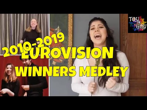 EUROVISION MEDLEY - Winners from 2010-2019 - #StayHome