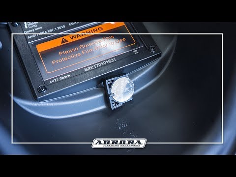 Как поменять батарейку в сварочной маске аврора