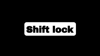How to enable/disable shift lock in Roblox mobile