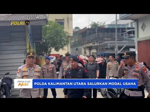 SAT BRIMOB POLDA KALTARA SALURKAN BANTUAN MODAL USAHA BERUPA PAKET SEMBAKO