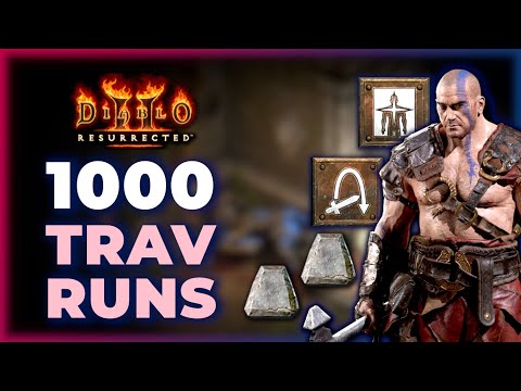 Getting "Rich" in Travincal with Zerker Barb - Diablo 2 Resurrected