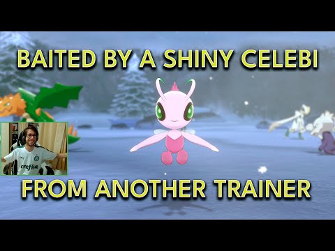 SHINY CELEBI, BUT I GOT BAITED -  it was actually from another trainer