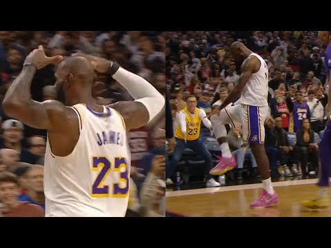 LeBron James TAKES OVER CLUTCH to WIN vs 76ers then does crown and silencer celly