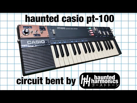 Haunted Casio PT-100 - Circuit Bent by Haunted Harmonics