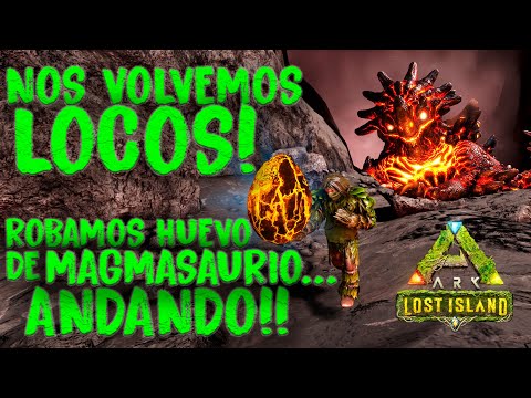 COMO CONSEGUIR HUEVO DE MAGMASAURIO FACIL EN ARK