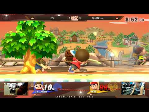 Rise 2018 Losers Top 8 - SS (Villager) vs BestNess (Ness)
