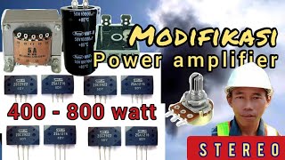 Download lagu How to Modify a 400-watt Power Amplifier into an 800-watt stereo amplifier. #POWERAMPKIT mp3
