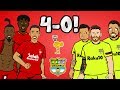 🏆4-0! Liverpool vs Barcelona: The Song🏆 (Champions League Semi-Final 2019 Parody Goals Highlights)