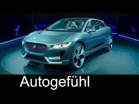 Jaguar I-PACE electric vehicle concept Reveal Exterior/Interior/Technology - Autogefühl