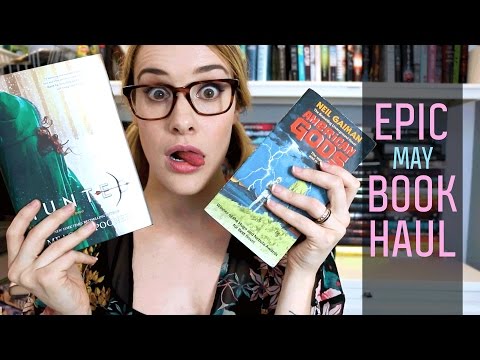 May 2017 Epic Book Haul | American Gods, Saga, Hunted & More! | Epic Reads