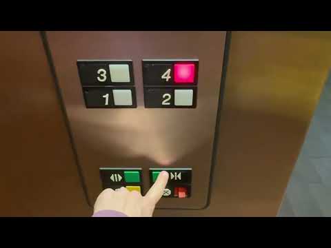 Older Otis Series 1 Hydraulic Elevators at Hampton Inn in College Station, TX.