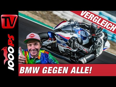 BMW S 1000 RR 2019 im Vergleich mit Vorgänger, Panigale V4, R1, Aprilia und Co