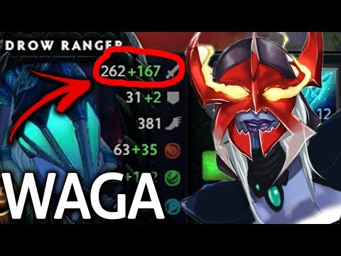 WTF Hero 430 Dmg/Hit + MOM Build Drow Ranger by Waga 7.06 Dota 2
