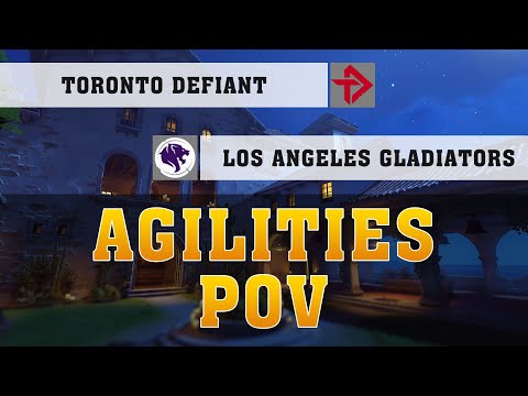 AGILITIES ROADHOG POV ● Toronto Defiant Vs Los Angeles Gladiators ● [2K] OWL POV