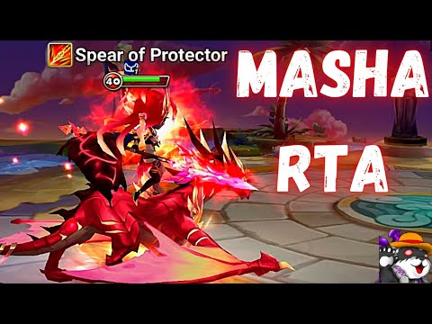 The Power Of Masha (Fire Beast Rider) In RTA  Summoners War